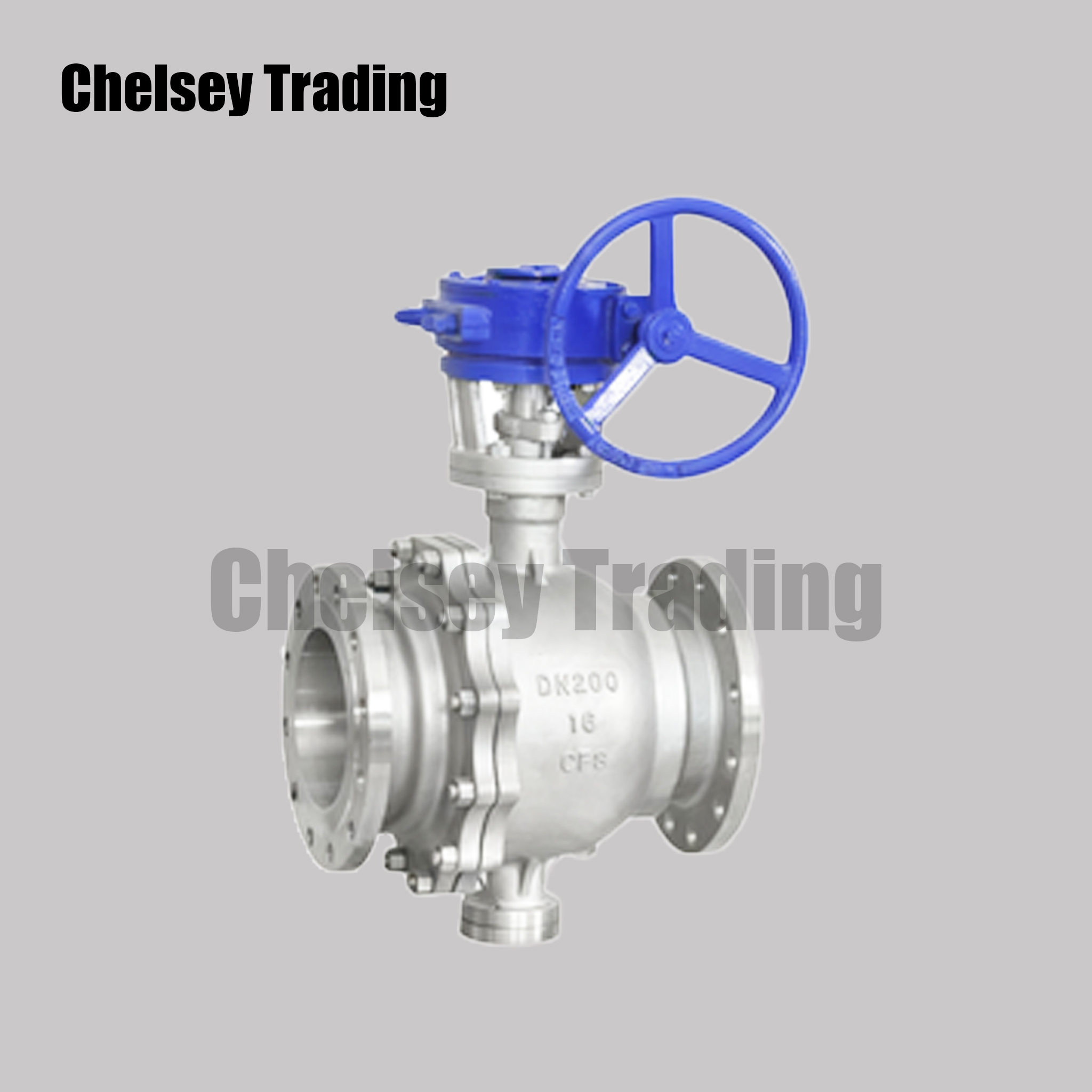Worm Gear Trunnion Mounted Ball Valve